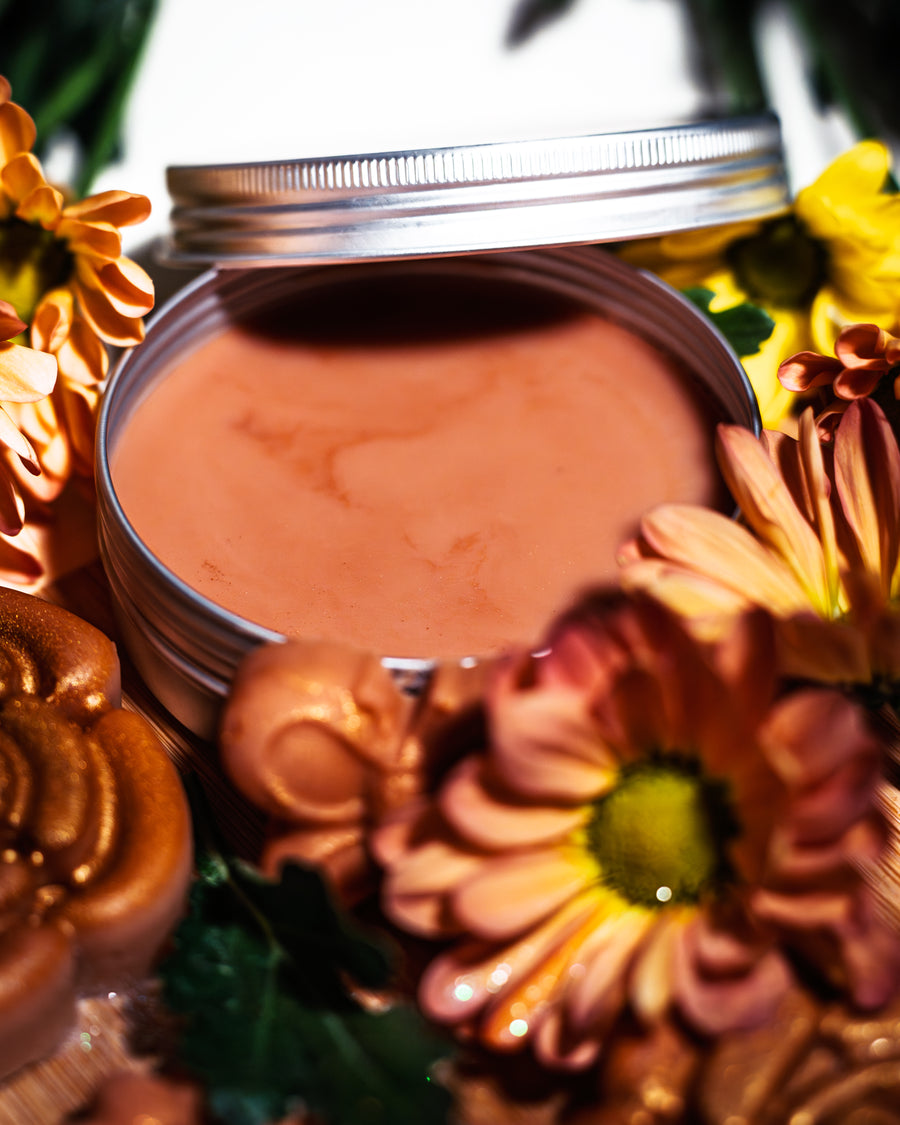 Kiss My Balm Shimmer Bronzer Lotion Bar | Glowy Body Moisturizer