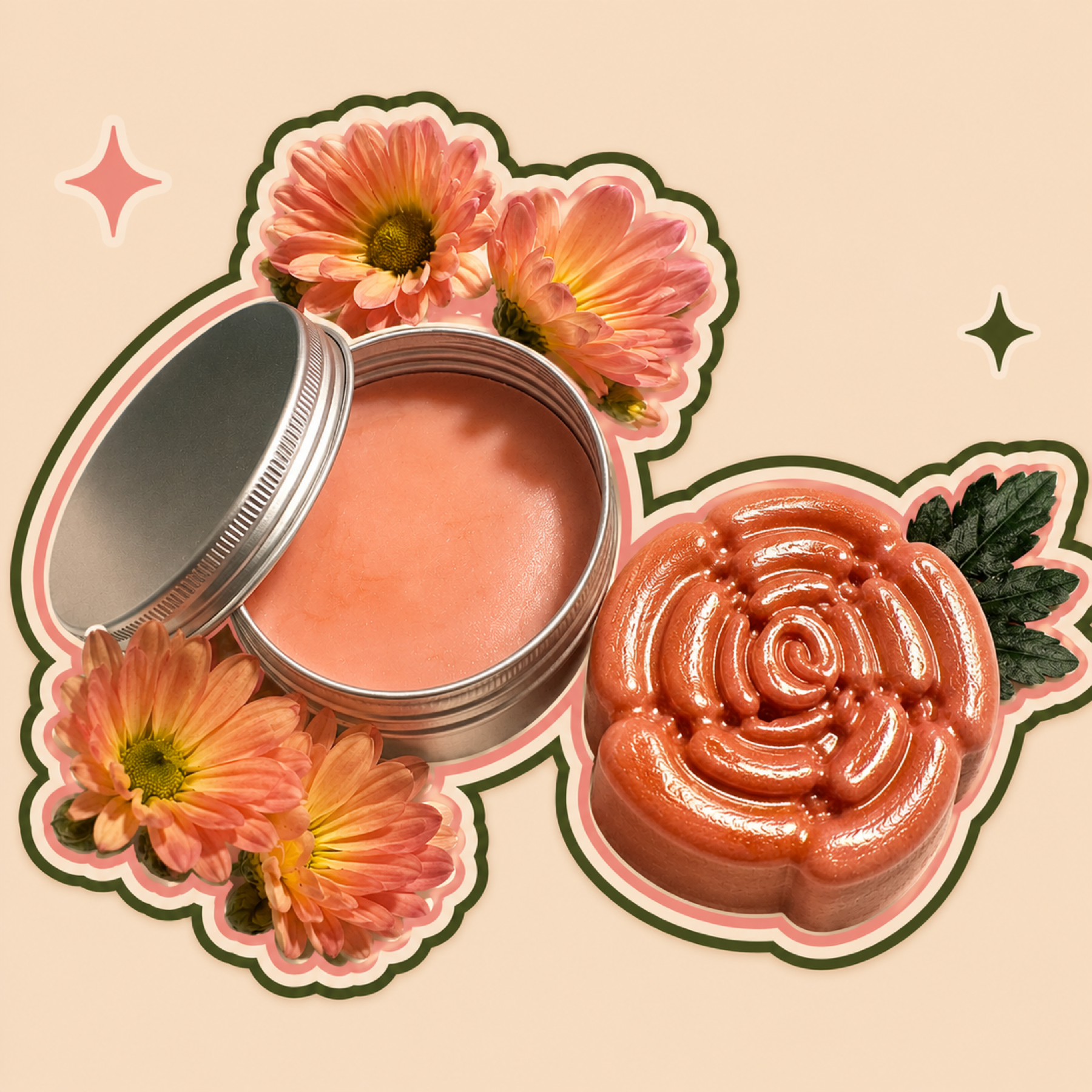 Bronze Kiss My Balm shimmer lotion bar
